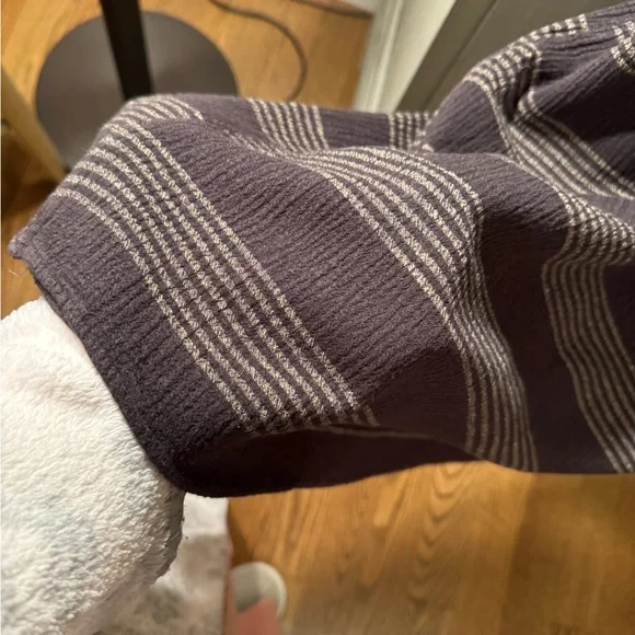 Fat Face Espresso/Taupe Striped Dress - Picture 10 of 12